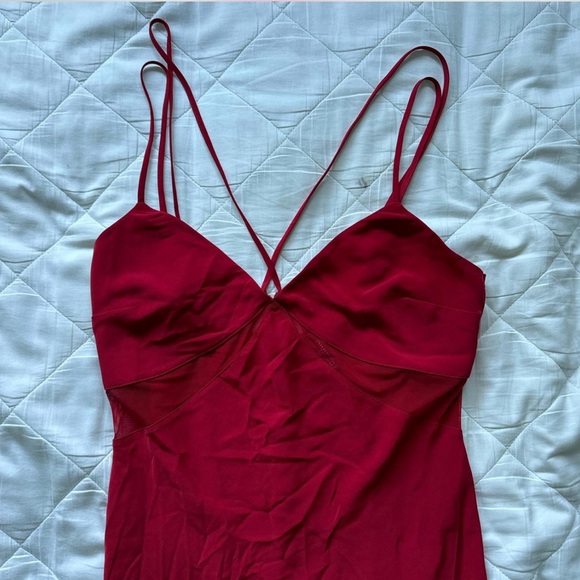 H&M Divided red slip dress - Picture 2 of 4